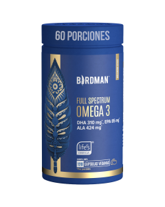 Full Spectrum Omega 3 - DHA 310mg, EPA 85mg & ALA 424mg - 120 Cápsulas