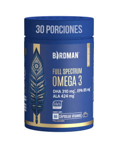 Full Spectrum Omega 3 - DHA 310mg, EPA 85mg & ALA 424mg - 60 Cápsulas