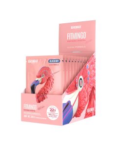 Fitmingo Protein Proteína en Polvo con Inositol & Vitaminas - Blueberry 10 pack sobres