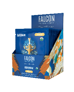 Falcon Protein - Proteína Vegana Orgánica en Polvo - Vainilla 12 Pack Sobres