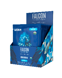 Falcon Protein - Proteína Vegana Orgánica en Polvo - Natural 12 Pack Sobres
