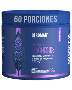 Mag Trifecta 3 en 1 - Glicinato, Treonato y Citrato de Magnesio - 180 Cápsulas