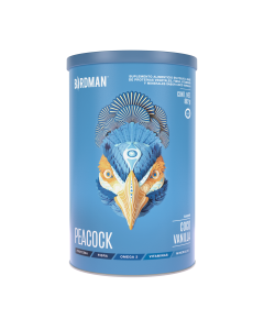 Peacock Plant Meal Proteína en Polvo con 11 Vitaminas & Omega 3 - Coco Vainilla 882 g