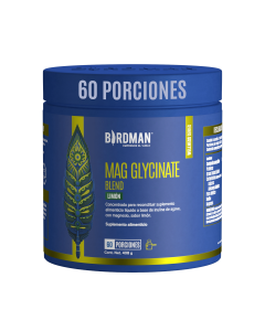 Mag Glycinate Blend - Glicinato y Citrato de Magnesio en Polvo - Sabor Limón - 60 Porciones